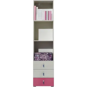 regál Regál Komi - Meblar Jasan komi / růžová 45x190 cm