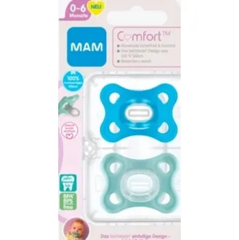 Ortodontická silikonová Dudlík Mam 0+