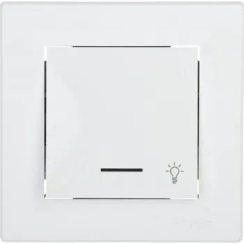 vypínač Jednopólový vypínač pod omítku Schneider Electric bílý