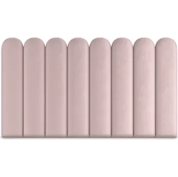 Obraz Čalouněný panel Muralo růžový plot, 60x20 cm