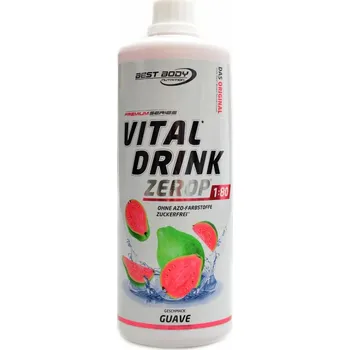Sirup Best Body nutrition Vital drink Zerop 1000 ml - ledový čaj s citronem