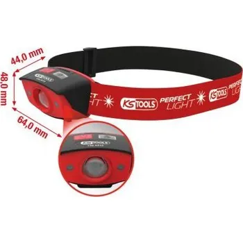 Nářadí pro automobil KS TOOLS Čelová svítilna s pohybovým čidlem perfectLight, 120 lumenů, 150.4410
