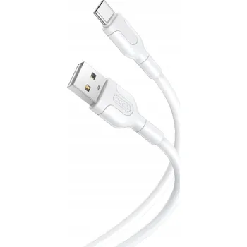 Datový kabel Kabel XO USB - USB-C 1 m bílý