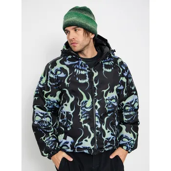 Wasted Paris Skull Puffer (black) M, černá