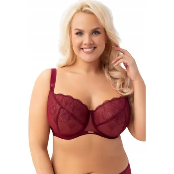 Podprsenka GORSENIA MĚKKÁ PODPRSENKA MIRA K942 80E BORDOVÁ