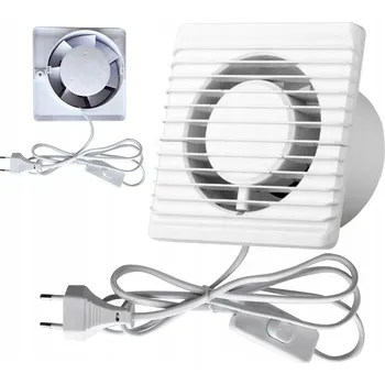 Domácí ventilátor ODSÁVACÍ VENTILÁTOR 100MM S ODOLNÝM SAMOUZAVÍRACÍM ZPĚTNÝM VENTILEM