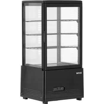 Vinotéka CHLADICÍ VITRÍNA 98L 46X41X112 ČERNÁ YATO YG-05053