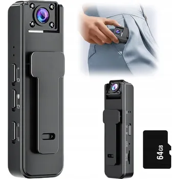 IP kamera MINI ŠPIÓNÍ KAMERA FULL HD DIKTAFON bezdrátová NOČNÍ REŽIM NA TĚLO