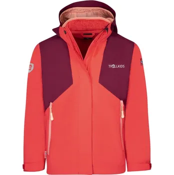 Dívčí bunda Trollkids Rot 5165666 164