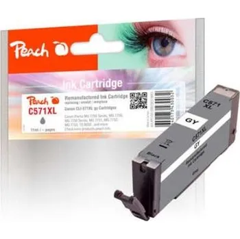 PEACH kompatibilní cartridge Canon CLI-571XGY, photo grey, 11 ml