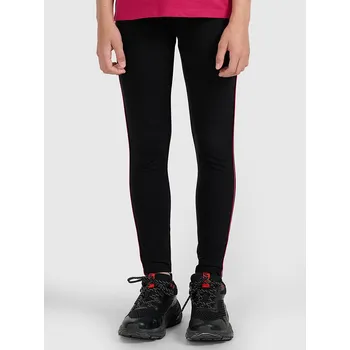 Dívčí legíny 4F Schwarz/ Pink 8268700 158