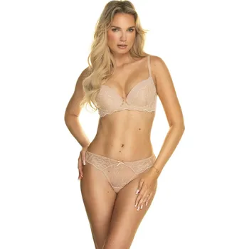 Podprsenka Konrad Push-up podprsenka z jemné krajky, Černá 70D i384_82318245