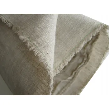 MATERIÁL 100% len béžový melanž 190gr/m šířka 1,50m