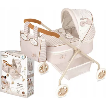 Kočárek pro panenku Kočárek pro panenky sada 2 v 1 DeCuevas kočárek