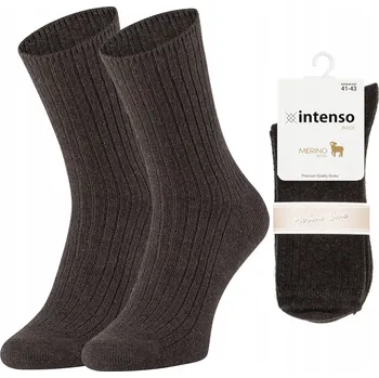 Pánské ponožky Intenso Ponožky Mer58_Brąz hnědé, velikost 41-43
