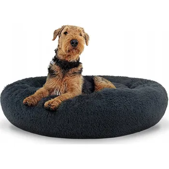 Pelíšek pro psa Univerzální plyšový Pelíšek pro psa kočku 55 cm, tmavě šedý
