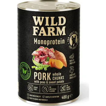 Krmivo pro psa WILD FARM Monoprotein Vepřové 400g hypoalergenní krmivo pro psy