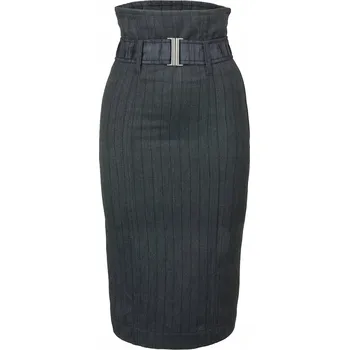 Dámská sukně Pencil Sukně dlouhá vysoká Elegantní ke kolenům pin-up sukně velikost S