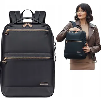 Městský batoh Batoh dámský městský černý na studium do práce pro dívku, stylový