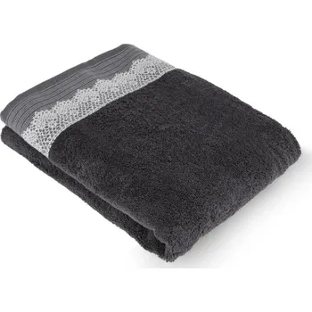MISS LUCY Karla 70&nbsp;x&nbsp;140&nbsp;cm grafitová – bavlněná osuška