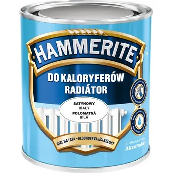 barva na kov Hammerite barva email na radiátory 0,7 l bílá