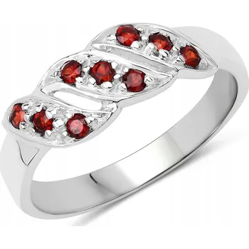Prsten STŘÍBRNÝ PRSTÝNEK S GRANÁTY