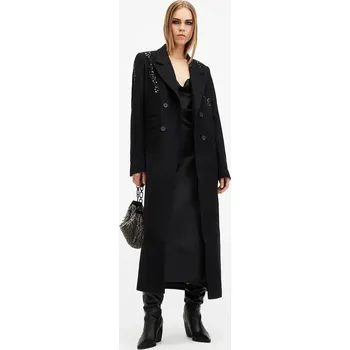 Dámský kabát Vlněný kabát AllSaints ELLEN W092OB černá 99X, vel. 34