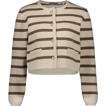 Dámský svetr Scotch & Soda Creme/ Braun 4696543 XL