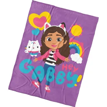 deka Dětská deka Gábinin kouzelný domek Ahoj Gábi 150x200 cm