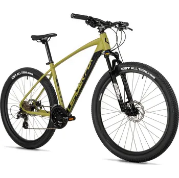 Horské kolo Horské kolo 27,5" Leader Fox JASPER 2026 army green/black vel.18"