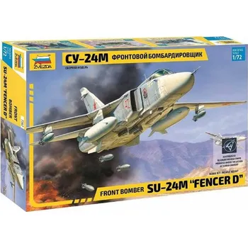 Plastikový model Front bomber Su-24M Fencer D (Zvezda 1:72)