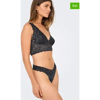 Dámské spodní prádlo Kalhotky ONLY Schwarz 9771658 L