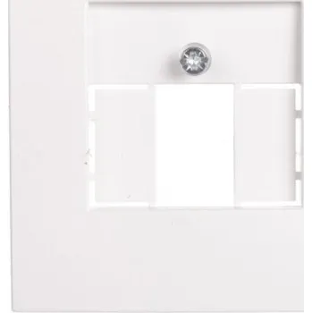 Elektrická zásuvka USB zásuvka nástěnná krycí deska Hager BERKER 10331909 bílá