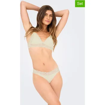 Dámské spodní prádlo Kalhotky ONLY Creme 9438519 S