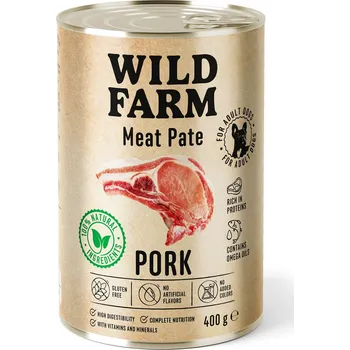 Krmivo pro psa WILD FARM Paštika vepřová 400g bezlepkové krmivo pro psy