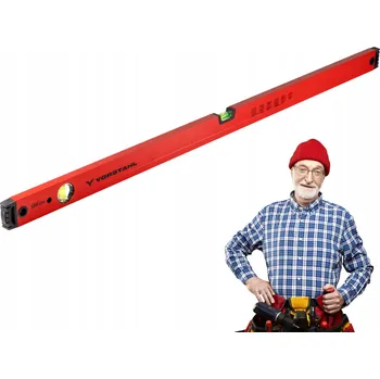 Vodováha Hliníková vodováha půlkulatá s libelou 60 cm