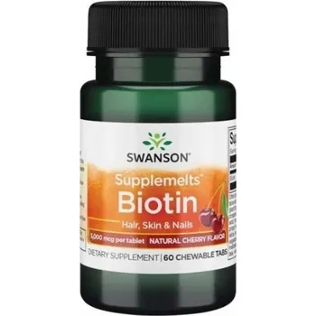 Swanson biotin pro pleť, vlasy a nehty 60 tablet
