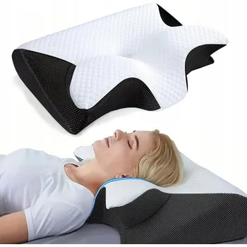 Polštář ORTOPEDICKÝ POLŠTÁŘ ERGONOMICKÝ Z PAMĚŤOVÉ PĚNY – POHODLNÝ PRO SPANÍ