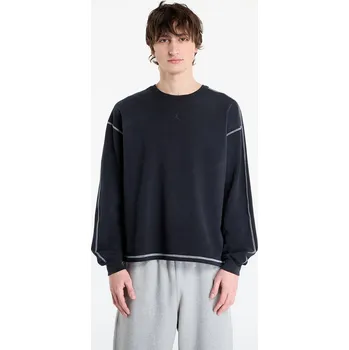 Pánská mikina Mikina Jordan Flight Men's Heavyweight Long-Sleeve Top Black/ Sail/ Black S