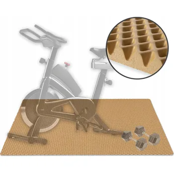 podložka na cvičení Ochranná podložka / tlumící podložka pod sportovní vybavení fitness orbitrek kolo