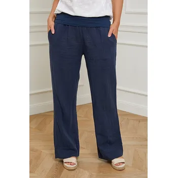 Dámské kalhoty Curvy Lady Dunkelblau 4369308 44/46