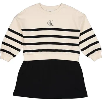 Dívčí šaty Calvin Klein Beige/ Schwarz 3191670 176