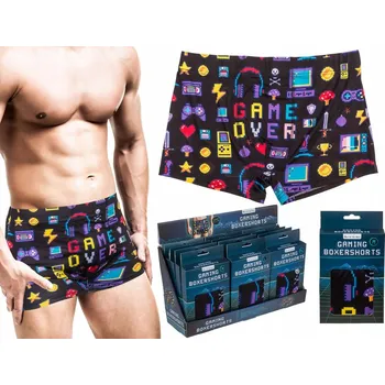 Pánské spodní prádlo Boxerky Game Over