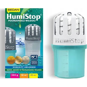 Pohlcovač vlhkosti Pohlcovač vlhkosti Humistop - 3x zařízení + 3x náhradní náplň humistop 280g