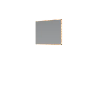 Zrcadlo Zrcadlo Aviola 80 cm - Halmar Tmavý dub / ořech 80x60 cm