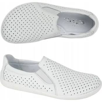 Dámské tenisky BAREFOOT Dámské minimalistické prodyšné nazouváky 1308POL bílé 40