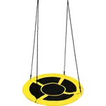 Aga Závěsný houpací kruh Hnízdo, Relaxační, 90 cm, Žlutý, Nosnost 120 kg, Kov, Látka STK19243