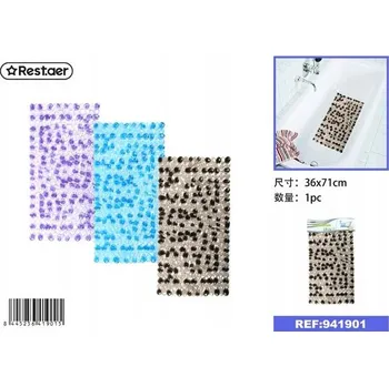 Průhledná protiskluzová podložka do vany 36x71 cm