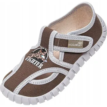 Dívčí bačkory Papuče s termotiskem Fighter khaki Vi-GGa-Mi, velikost 29
