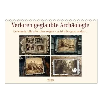 Verloren geglaubte Archäologie (Tischkalender 2026 DIN A5 quer), CALVENDO Monatskalender - Waurick, Kerstin